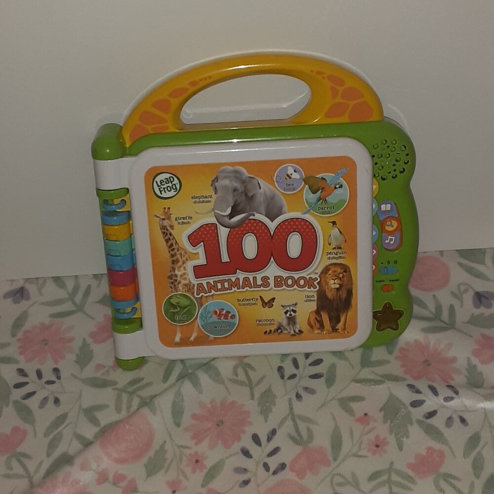 Leap Frog English Spanish Battery opperated Educational book